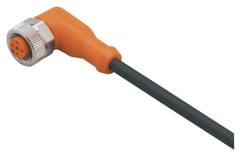 IFM EVC530 Kabeldose abgewinkelt M12 5-polig AC/DC silikonfrei, halogenfrei