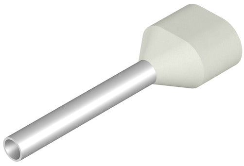 WEI H0,5/18,4DZHW Aderendhülse 0,5qmm 12mm weiss