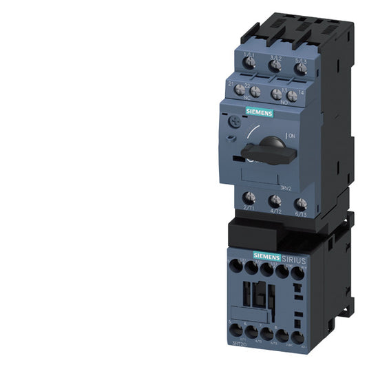 SIEM 3RA2115-1DA16-2BB4 Verbraucherabzweig, Direktstarter, S00, 2,2-3,2A, DC 24V