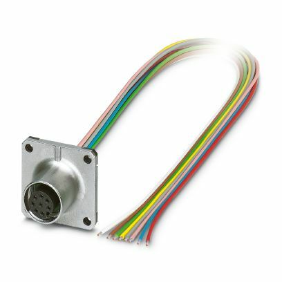 PHO SACC-SQ-M12FS-8CON-20/0,5 Einbausteckverbinder