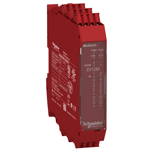 SE XPSMCMDI1200MTG Erweiterungsmodul 12 sichere digitale Eingänge für XPSMCM, Fe