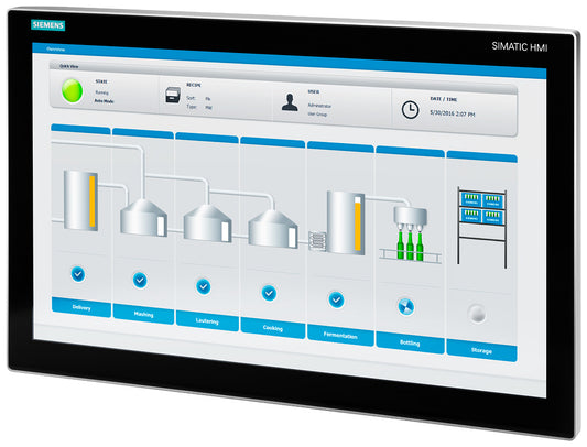SIEM 6AV7863-7MA00-2AA0 SIMATIC IFP2400 V2, 24 Multitouch Display (16:9) mit 192
