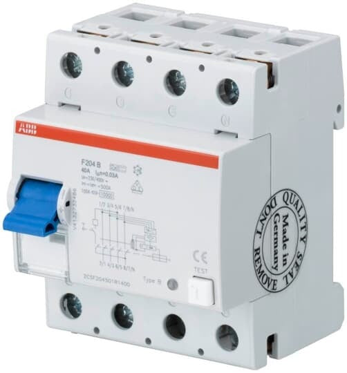 ABB FI F204B+80/0,3 FI-Schutzschalter 4P,TypB+,80A, 300mA, kurzzeitverz.