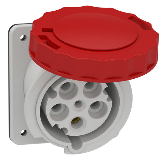 SE 81283 Steckdose gewinkelt 63A 5p 380V 6h IP67