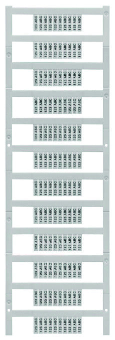 WEI WS 12/3.5 MC SDR Verbindermarkierer, LxB: 12 x 3.5 mm, Po lyamid, weiß