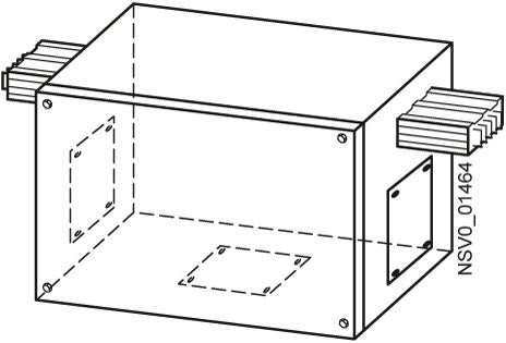 SIEM BD2A-1000-ME-MBAL Einspeisekasten m Kabeleinführungspl