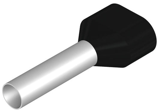 WEI H6,0/29 ZH SW Aderendhülse, 6 qmm, 18 mm, Farbcode: We i