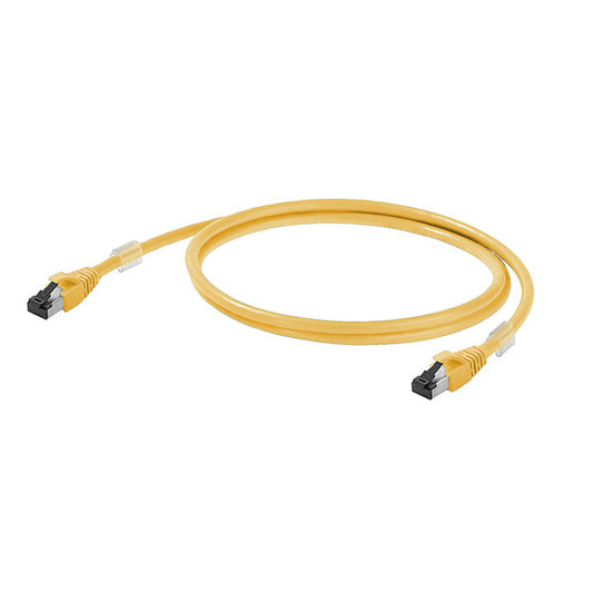 WEI IE-C6FP8LY0002M40M40-Y Patchkabel, RJ45 IP 20, RJ45 IP 20, Cat.6A / Class EA