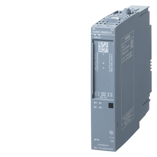 SIEM 6DL1132-6HD50-0PK0 SIMATIC ET 200SP HA, Signalrelaismodul Wechsler, RQ 4x12