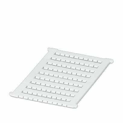 PHO ZBFM 4/WH: UNBEDRUCKT Zackbandmatte flach ws 100tlg