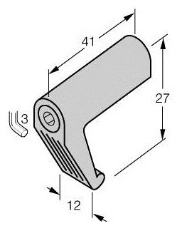TURC KLI 3 KLEMMSTÜCK Montagezubehör für Zugankerzylinder