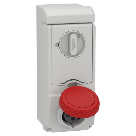 SE 83185 Wandsteckdose Verrieg. Ip65 16A 400V 4P