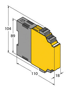 TURC IM12-22EX-R/24VDC Trennschaltverstärker 2-kanalig PTB 00 ATEX 2033