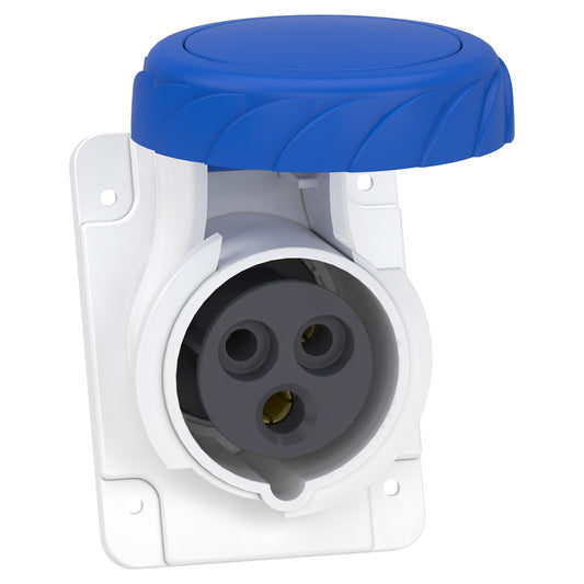 SE PKY16F723 Anbausteckdose, gewinkelt, IP67, 16A, 230V, 3p