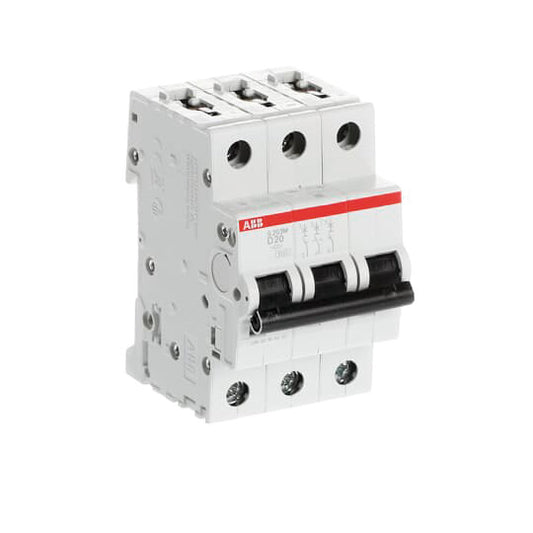 ABB S203M-D20 Sicherungsautomat D-Char., 10 kA, 20 A, 3P 2CDS273001R0201