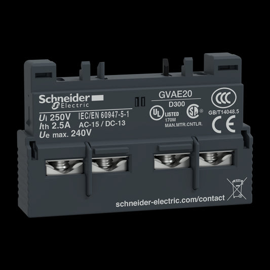 SE GV-AE20TQ Hilfsschalter 2S Frontseitig