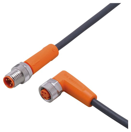 IFM EVC300 Verbindungskabel gerade / abgewinkelt M8 4-polig AC/DC silikon/-halog