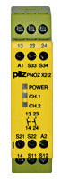 PILZ PNOZ X2.2 Not-Aus-Schaltgerät 24V AC/DC