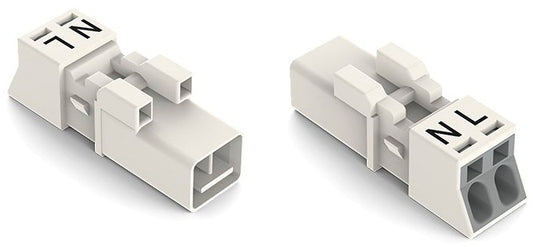 WAGO 890-232 Stecker 0,25-1,5 qmm weiß