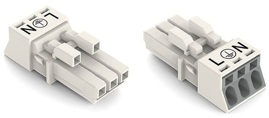 WAGO 890-223 Buchse 0,25-1,5 qmm weiß