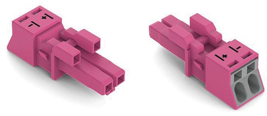 WAGO 890-282/080-000 Buchsenteil 2-Polig, pink