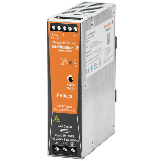 WEI PRO ECO 72W 24V 3A Stromversorgung Schaltnetzgerät 24 V