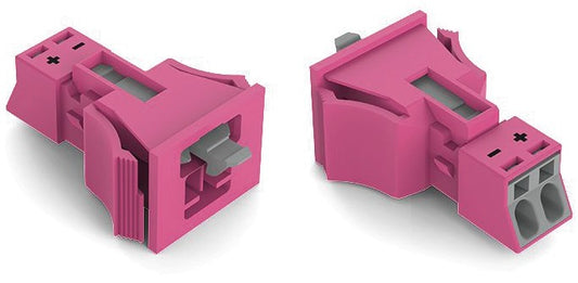 WAGO 890-792/082-000 Stecker Snap-In-Ausführung 2-polig pink
