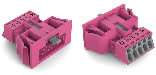 WAGO 890-785/080-000 Buchse Snap-In-Ausführung 5-polig, pink