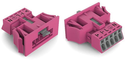 WAGO 890-795/080-000 Stecker Snap-In-Ausführung 5-polig, pink