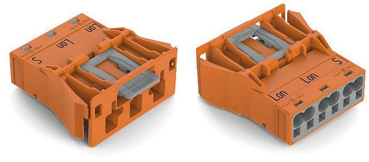 WAGO 770-2353 Stecker 0,5-4 qmm orange