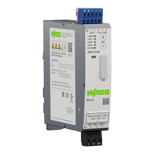 WAGO 2787-2134 Stromversorgung, Pro 2, 1-phasig, Ausgangsspannung DC 12V