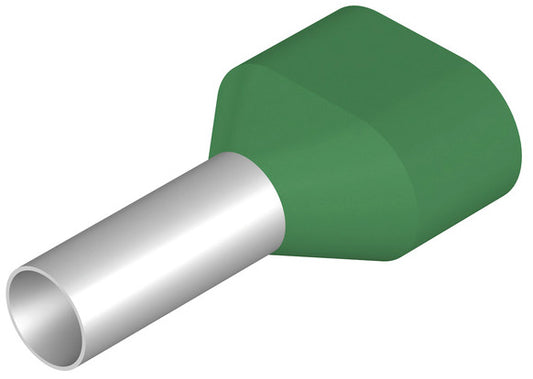 WEI H6,0/25T ZH GN Aderendhülse, 6 qmm, 12 mm, Farbcode: So