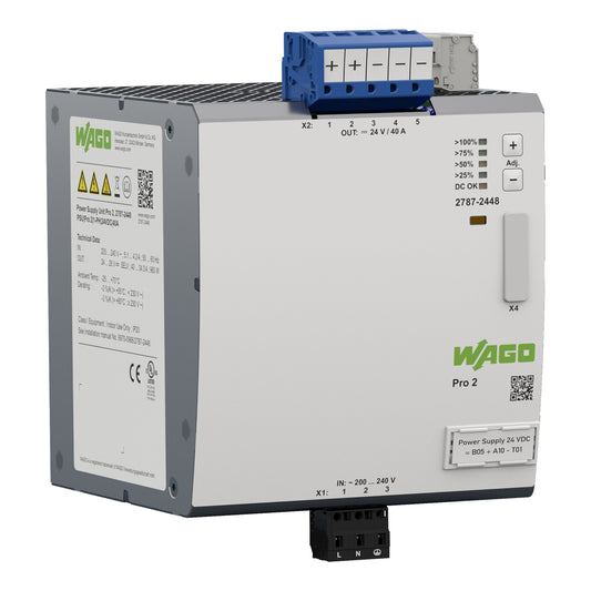 WAGO 2787-2448 Netzgerät Pro2 1-phasig DC 24 V / 40 A
