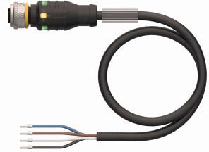 TURC RKC4.4T-P7X2-10/TXL Sensor-/Aktorltg. PUR 4adrig 10M M12 BU ger 4pol. LED