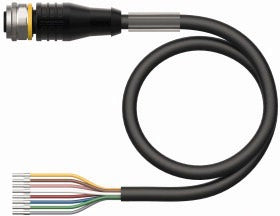 TURC RKS8.800T-10/TXL Aktuator- und Sensorleitung / PUR, Anschlussleitung