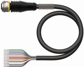 TURC RKS12.120T-2/TXL Aktuator- und Sensorleitung / PUR, Anschlussleitung