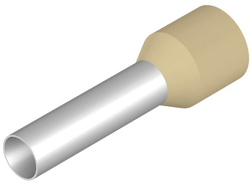 WEI H10/28ELFENB Aderendhülse 10qmm 18mm elfenbein