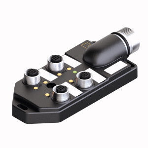 TURC TB-4M12-4P2-CS12H Passiver Aktuator-/Sensor-Verteiler M12 x 1 4-fach, mit M