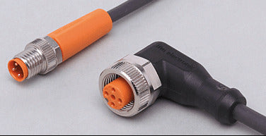 IFM EVC381 Verbindungskabel gerade / abgewinkelt M8 4-polig DC PNP silikon/-halo