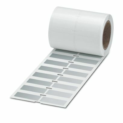 PHO 0830616 Etikett Rolle silber unbeschriftet
