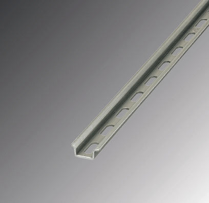 PHO NS15-ALGELOCHT-METER Tragschiene gelocht 15x5,5mm 2m Alu