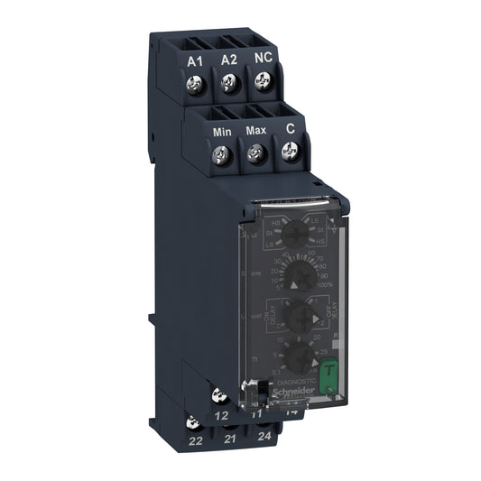 SE RM22LA32MR Niveaurelais, 0,25 k-1 MOhm, 24-240 VAC/DC, Zeitverzögerung, 2 W