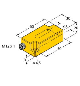 TURC B2N45H-Q20L60-2LI2-H1151/S97 Neigungssensor mit erweitertem Temperaturberei