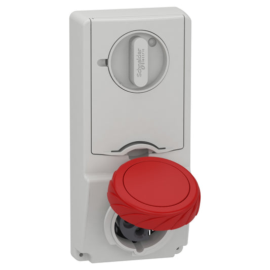 SE 82185 Anbausteckdose Verrieg. Ip65 16A 400V 4P