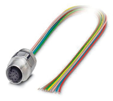 PHO SACC-EC-M12FS-8CON-PG9/0,5 Einbausteckverbinder
