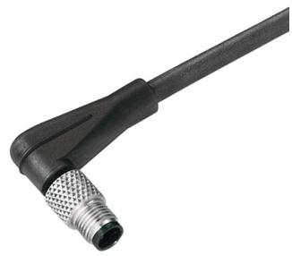 WEI SAIL-M8BGR-3-10U Sensor/Aktor-Leitung, Polzahl: 3, 10 m, Buchse, gerade, LED
