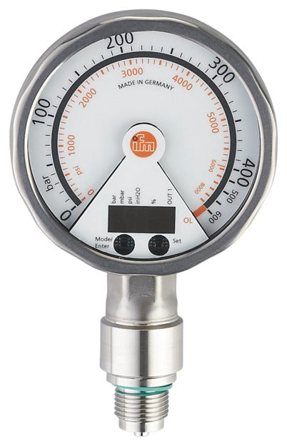 IFM PG2451 Elektronischer Drucksensor m.analoger Anzeige 0-250 bar, 0-3625 psi G
