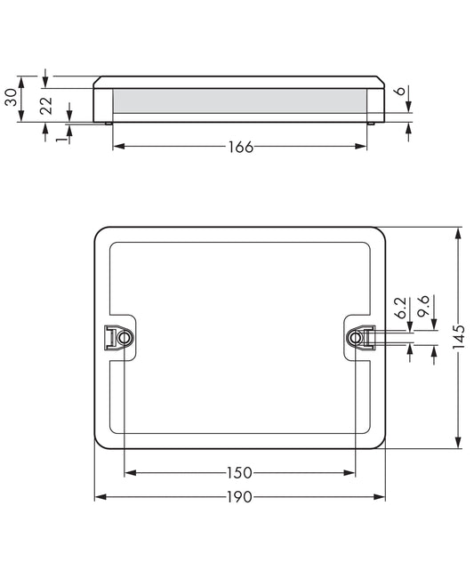 WAGO 899-631/104-000 Verteilerbox Verteilung Wechselstrom (230 V), schwarz