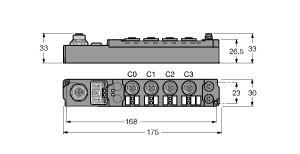 TURC SDPB-40A-0007 piconet Stand-alone-Modul für PROFIBUS-DP 4 analoge Eingänge