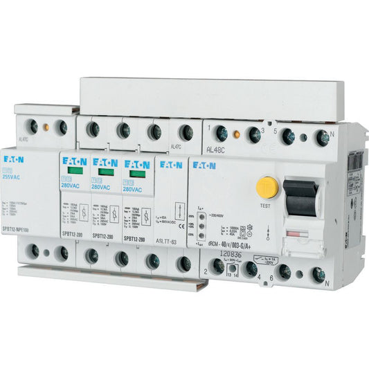 MOE SPBT12-280-3+NPE/BB Blitzstrom-Überspannungsableiter-Set TN-S/TT-Set 3+1p
